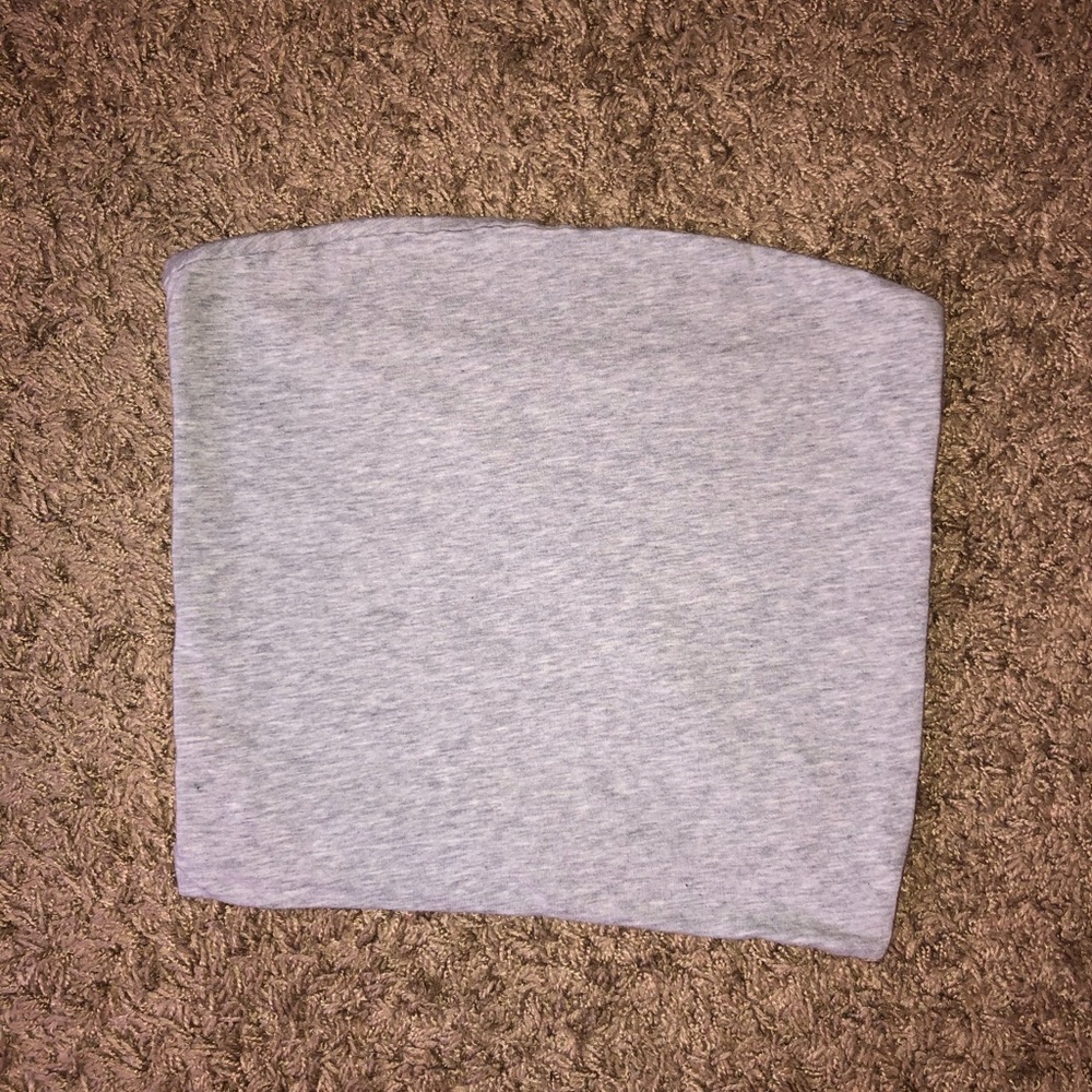 Brandy Melville gray tube top